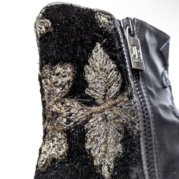 NWOB FREE PEOPLE x JO GHOST Gold Rush Leather Western Booties 37 - Picture 8 of 11